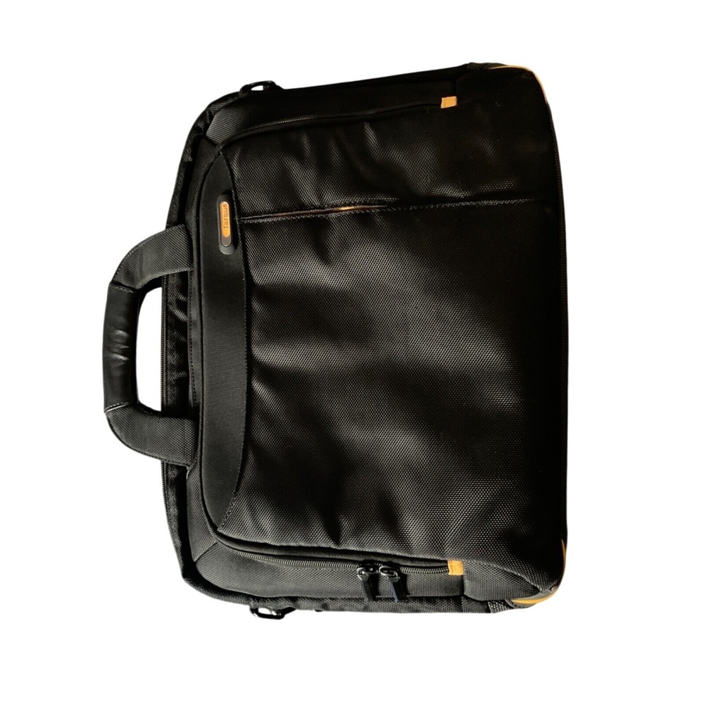 Targus Black‎ Laptop Bag Briefcase Messenger Shoulder Strap Padded